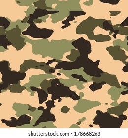 Vector jungle seamless camo