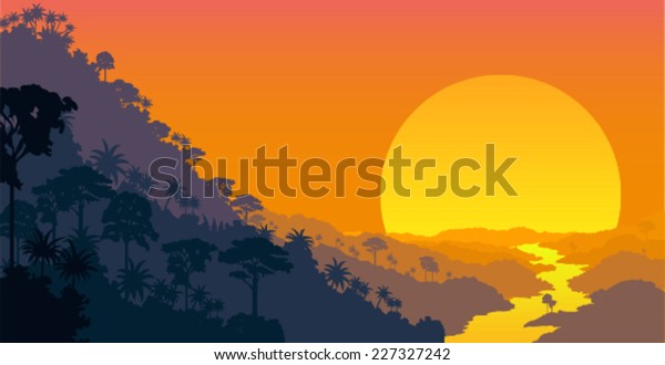 mountain jungle sunset piccollage mountain jungle sunset piccollage