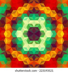 Vector Kaleidoscope Mosaic
