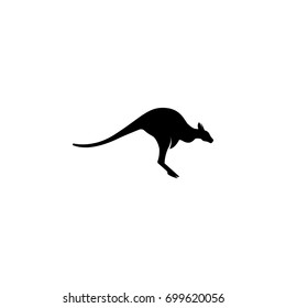 Vector kangaroo silhouette