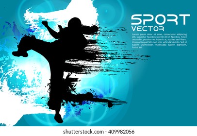 Vector of karate