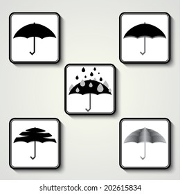 Vector keep dry ,Label and Button Icon