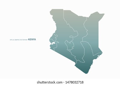 Vektor Stok Vector Kenya Map Africa Tanpa Royalti 1478032718   Vector Kenya Map Africa 260nw 1478032718 