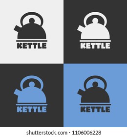 Vector kettle icon.