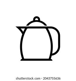 vector kettle icon. Eps. 10.