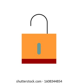 Vector Key Icon. Lorem Illustration Design