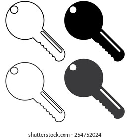 Vector Key Icon Set