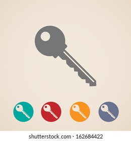 vector key icons