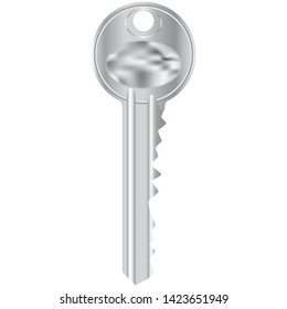 Vector key image on isolated white background. Gradient and gradient mesh used.