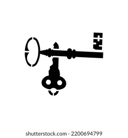 DISEÑO DE ILUSTRACIÓN DE BLOQUEO DE LA LLAVE DEL VECTOR