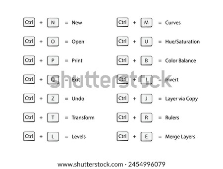 Vector keyboard buttons .Computer button. Computer keyboard button set. 
Vector illustration