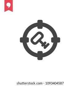 vector keyword icon