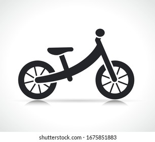 Vector Kids Balance Bike Icon