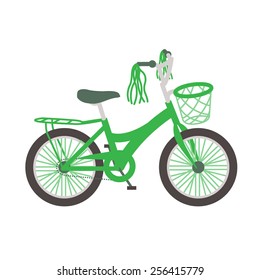 Vector Kids Bicycle Illustration