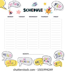 16,029 Weekly Schedule Cartoon Images, Stock Photos & Vectors ...