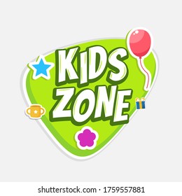 Vector Kids Zone Design Template Stock Vector (Royalty Free) 1759557881 ...