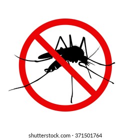 The Vector Of Kill Mosquito Sign