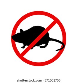 The vector of kill rat sign