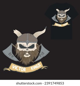 Vector KING, Fight king, Artwork T-shirt Vector