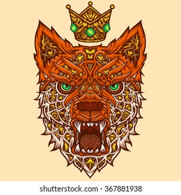 Vector king fox