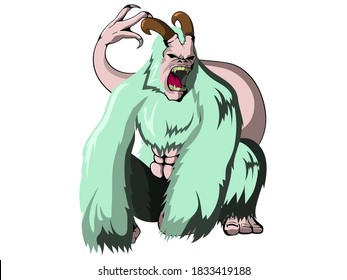 
Vector King Kong, the coolest and most cruel
