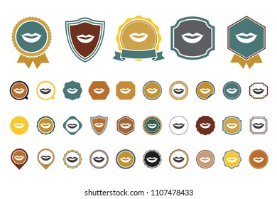 vector kiss  icon