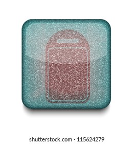 Vector kitchen board icon. Eps10. Easy to edit