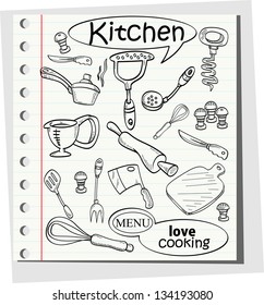 Vector kitchen Icons