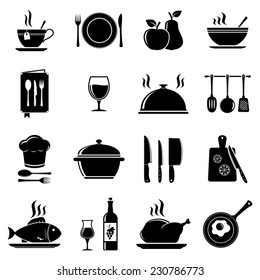 Vector kitchen icons