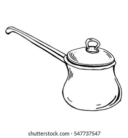 vector kitchen pan with handle\Cooking pan icon