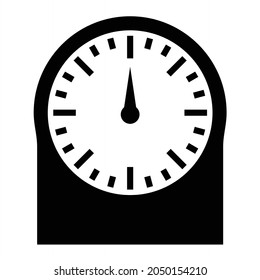 Vector Kitchen Timer Glyph Icon Design
