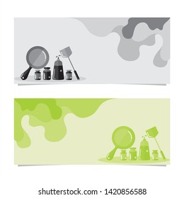 vector of kitchen tools with flat designs. eps 10