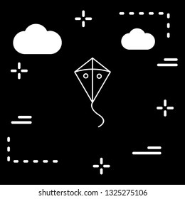  Vector Kite Icon
