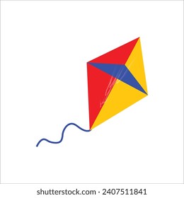 Vector kite logo icon design