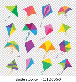 Vector kite Makar Sankranti background texture template card