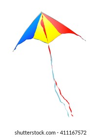 Vector kite on a white background