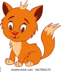 Cute Fox Cartoon Stock Vector (Royalty Free) 323260727 | Shutterstock