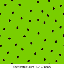 Vector kivi background with black seeds. seamless pattern.