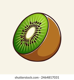 Vector Kiwi Fruit. Healthy food