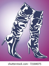 Vector Knee High Boots