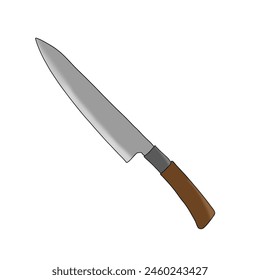 Cuchillo de Vector comúnmente utilizado para cocinar