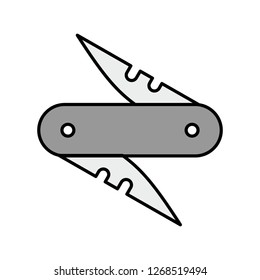 Vector knife icon
