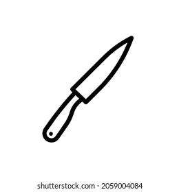 vector knife icon. Eps. 10.