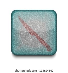 Vector knife icon. Eps10. Easy to edit