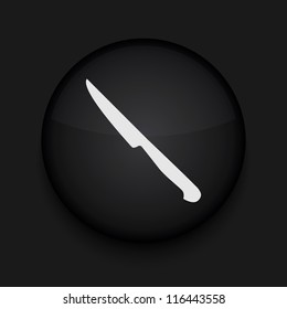 Vector knife icon. Eps10. Easy to edit