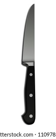 Vector knife isolated on white background. Eps 10