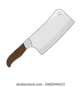vector knife used for cutting meat