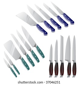 vector knifes set