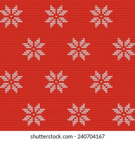 Vector knitted background. Design template with place for your text. Can be used for web pages, identity style, printing, invitations, banners