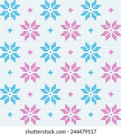 Vector knitted background. Design template with place for your text. Can be used for web pages, identity style, printing, invitations, banners